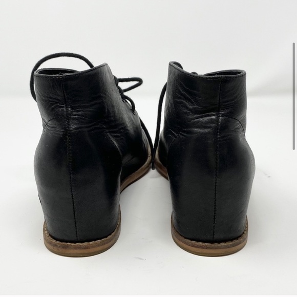 Matiko Sharon Black Hidden Heel Leather Boots 6.5 - Picture 5 of 11